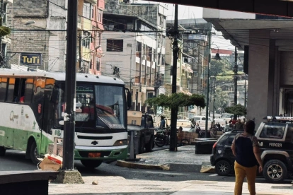 En la urbe de Quevedo el transporte local no está prestando servicio.
