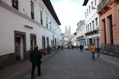 El hecho ocurrió en las calles Venezuela y Mejía, en el Centro Histórico de Quito.