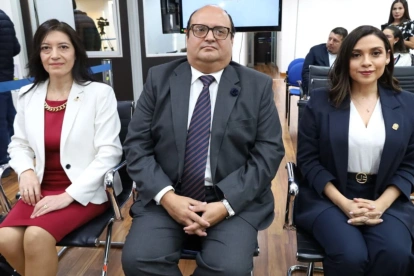 Paquita Chiluiza, Ramón Echaiz y Mercedes Caicedo integran la terna de la Corte Nacional de Justicia para la presidencia del Consejo de la Judicatura.