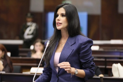 La asambleísta de ADN, Diana Jácome, es presidenta de la Comisión de Transparencia de la Asamblea Nacional.