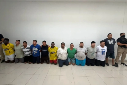 Operativo policial desarticuló hoy banda de secuestro extorsivo en Guayaquil, Durán y Samborondón