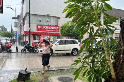Fuerte lluvia cae en Entre Ríos este jueves 23 de abril