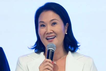 Fotografía de archivo de la candidata presidencial peruana Keiko Fujimori.