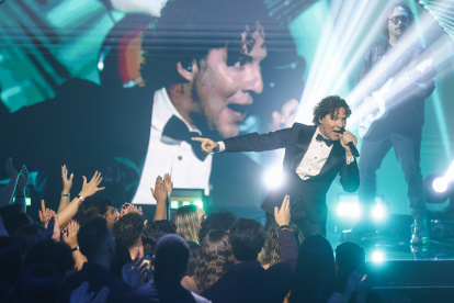 David Bisbal en el Telemundo Center en Miami, FL