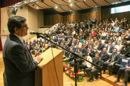 El ministro de Producción, Luis Alberto Jaramillo, presenta el informe del trabajo de la Cartera de Estado en 2025.