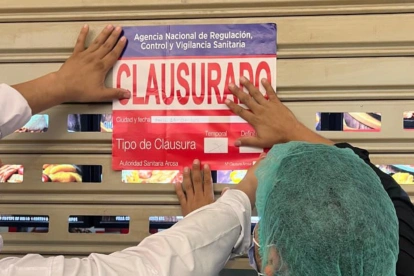 El local fue clausurado por Arcsa la tarde de este 24 de abril.