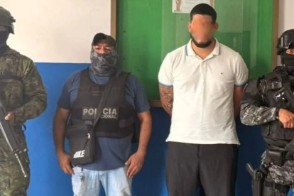 Un presunto alto mando del grupo criminal Los Lobos fue capturado en la provincia de El Oro.