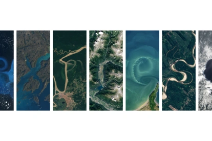 Con la herramienta “Tu nombre en Landsat” de la NASA, usuarios crean postales personalizadas con imágenes satelitales reales del planeta.