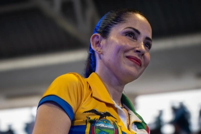 Luisa González fue candidata a la Presidencia de Ecuador en 2023 y 2025.