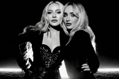 Madonna junto a Sabrina Carpenter.