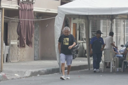 La vivienda donde se realizó el bautizo quedó con impactos de bala tras el ataque en el sector sur de Guayaquil.