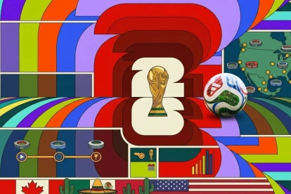 El Mundial 2026 será en Estados Unidos, Canadá y México.