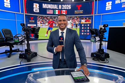 El ecuatoriano se suma al equipo de Telemundo Deportes como comentarista del Mundial 2026.