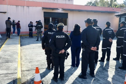 Operativos policiales ejecutados en Ecuador.