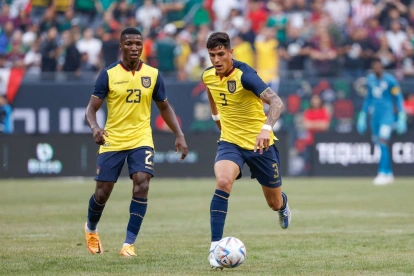 Piero Hincapié y Moisés Caicedo jugadores de Ecuador para el Mundial 2026.