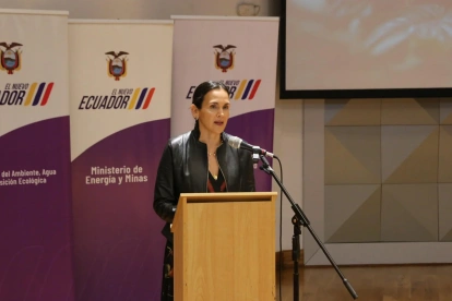 La ministra de Energía y Ambiente, Inés Manzano, enfrenta una denuncia por peculado tras el fracaso de contratos de generación.