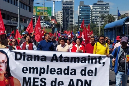 Unidad Popular acudió hasta el CNE para presentar el recurso de corrección.