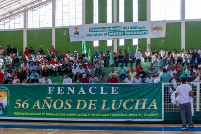 Miembros de Fenacle renovaron un convenio con el clúster de banano.