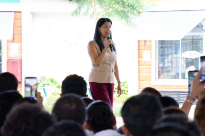 Gilda Alcivar es la ministra de Educación de Ecuador.