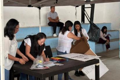 El domingo 3 de mayo, la parroquia rural Shuar Pastaza desarrolló un simulacro de votación; los ciudadanos acudirán a las urnas el 17 de mayo.