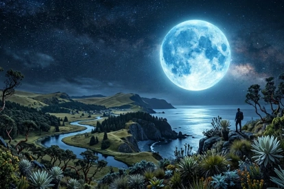 El nombre de Luna Azul no se debe a su color, sino a antiguas interpretaciones lingüísticas.