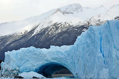 Sector del glaciar Perito Moreno, en el Parque Nacional Los Glaciares, en la provincia de Santa Cruz, Argentina.