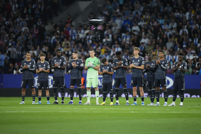 Jugadores del Real Madrid en uno de sus últimos cotejos ante Espanyol. Está listo para enfrentar al FC Barcelona.