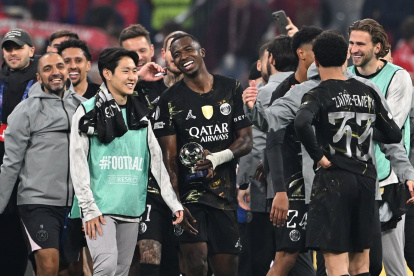 Willian Pacho del PSG fue escogido como el Mejor Jugador del partido en la semifinal ante el Bayern Múnich.