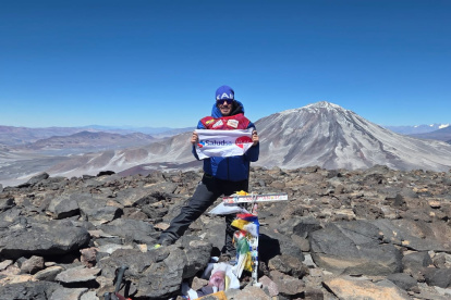 Santiago Quintero cumplió el reto de las 37 cimas de más de 6.000 en una expedición en Chile.