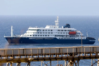 El crucero holandés MV Hondius.