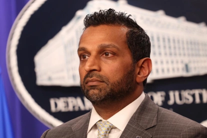 El director del FBI, Kash Patel, durante un acto oficial en Washington