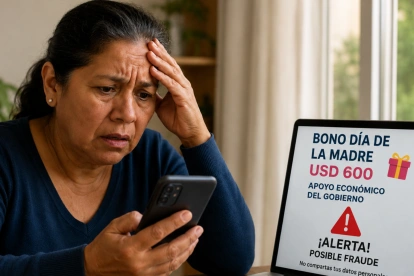 Referencial. Alertas digitales advierten sobre posibles fraudes en supuestas ofertas de bonos sociales.