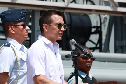 Daniel Noboa dijo el 7 de mayo en Machala que Ecuador vive un conflicto armado interno.