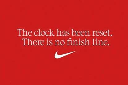 Con este mensaje, Nike desafío a su competencia, tras quedar segundo en la Maratón de Londres.