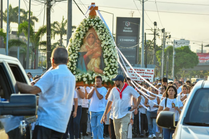 Peregrinación al santuario de Schoenstatt.
