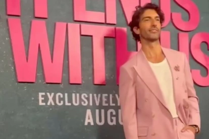 Justin Baldoni en la presentación del 2024 de It Ends With Us