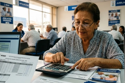 Afiliados del IESS revisan cálculos y requisitos para acceder a la jubilación ordinaria en 2026.
