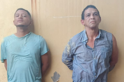 Christian Ernesto Mazacón Chafla y Alan Mirko Díaz Noboa fueron detenidos por el intento de asalto en una vivienda de Urdesa norte.