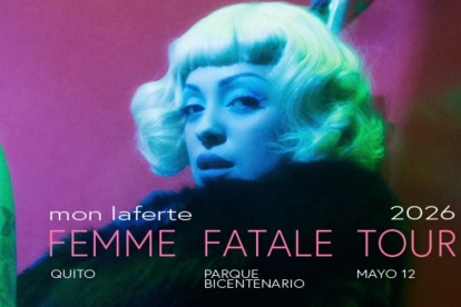 Mon Laferte llega a Quito en un show al aire libre.