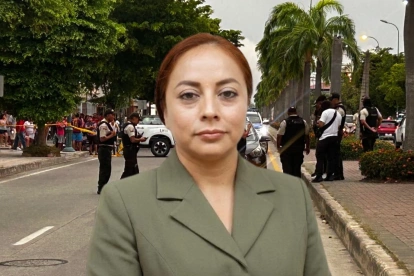 La jueza Lady Pachar murió tras recibir varios disparos en la avenida Colón Tinoco, en Machala, provincia de El Oro.