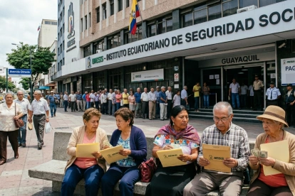Jubilados en Guayaquil analizan sus documentos de retiro ante la necesidad de una planificación estratégica que garantice una pensión digna.