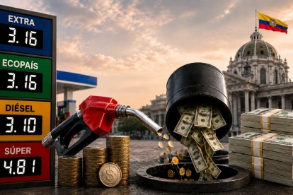 El subsidio proyectado para el diésel prémium automotriz pasó de $1,60 por galón a $1,93. Esto representa un aumento de 20,9 %.