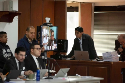 Audiencia del juicio del caso Sinohydro en la Corte Nacional de Justicia, donde continúan los testimonios y la presentación de pruebas por el presunto delito de cohecho relacionado con Coca Codo Sinclair.