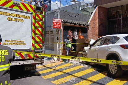 El siniestro ocurrió en el Batán Alto, en la av. Eloy Alfaro y Luis Almendáriz, en el norte de Quito.