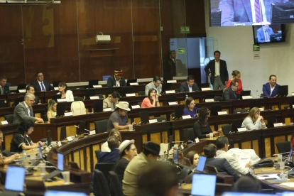 El Pleno de la Asamblea Nacional de Ecuador está compuesto por 151 asambleístas.