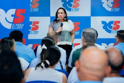 Gabriela Rivadeneira es la presidenta del movimiento Revolución Ciudadana.