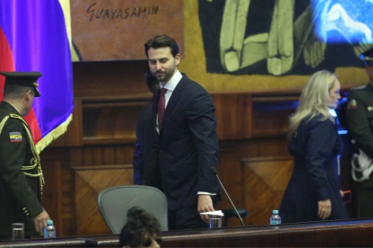 El presidente de la Asamblea, Niels Olsen, ofreció su rendición de cuentas este 14 de mayo de 2026 con un evento en el Palacio Legislativo.