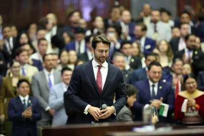 El presidente de la Asamblea Niels Olsen habló de la creación del Grupo Parlamentario por los Derechos de las Mujeres.