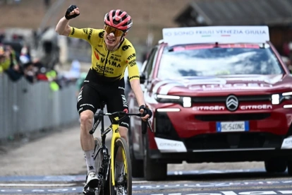 El danés Jonas Vingegaard dejó, este 15 de mayo, clara su candidatura al título del Giro de Italia 2026