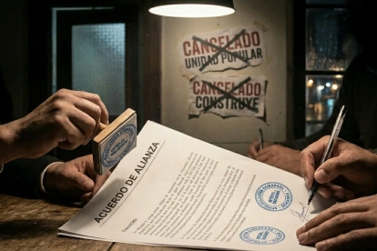 Imagen simbólica de que organizaciones políticas mantienen en secreto las alianzas, para las elecciones 2026.